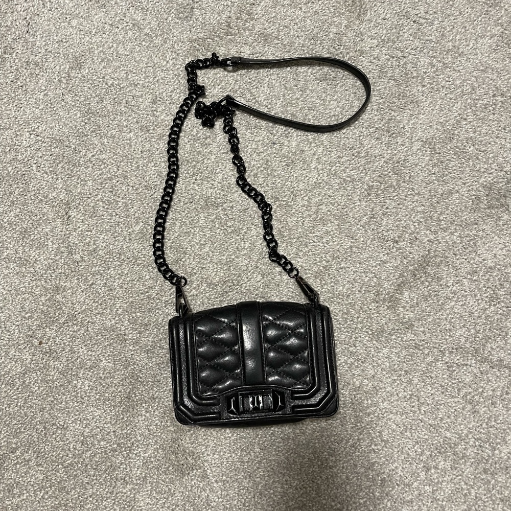 Rebecca Minkoff Chevron Quilted Small Love Bag